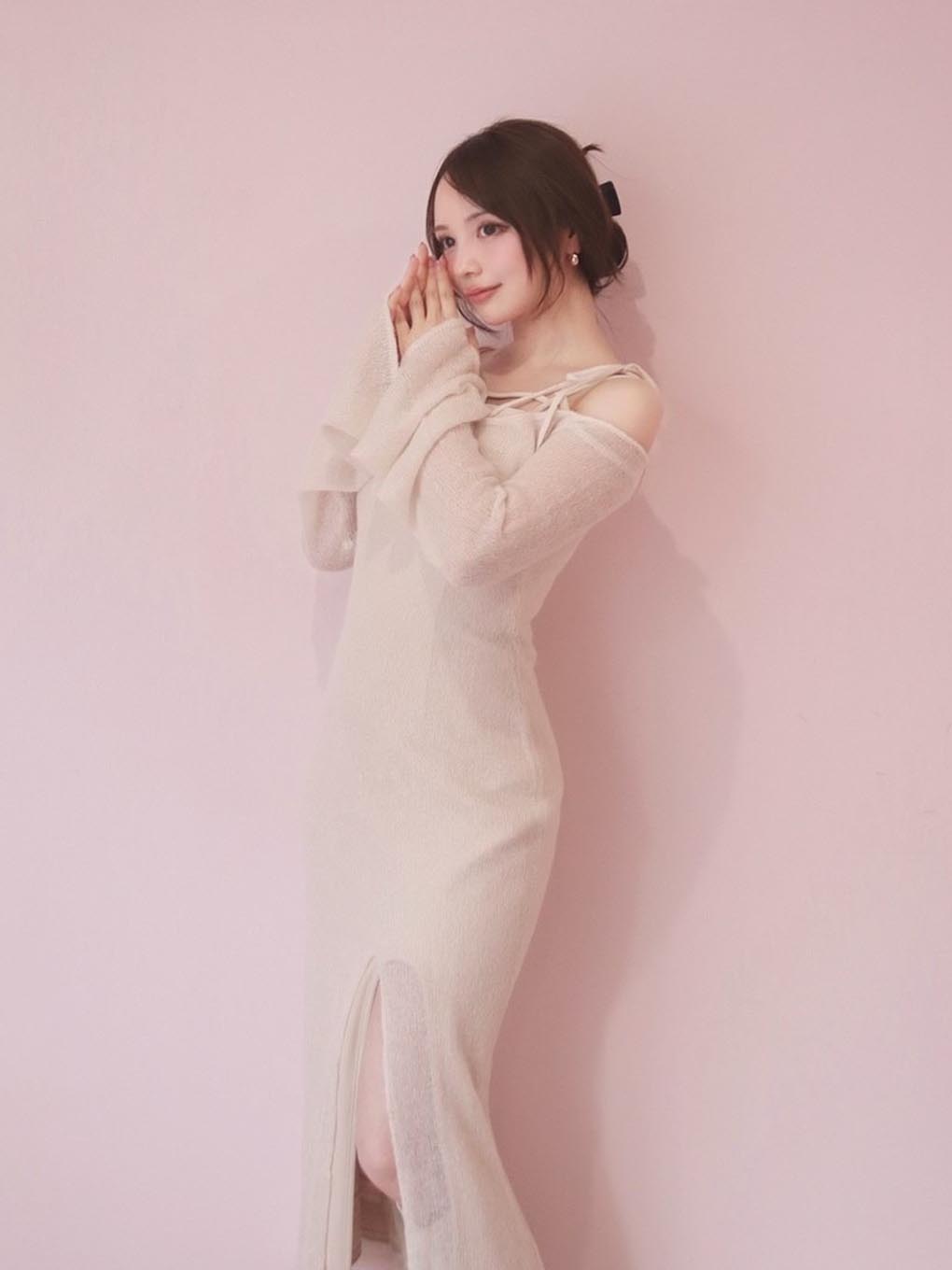 新品未使用andmary Lamia knit set mini dress