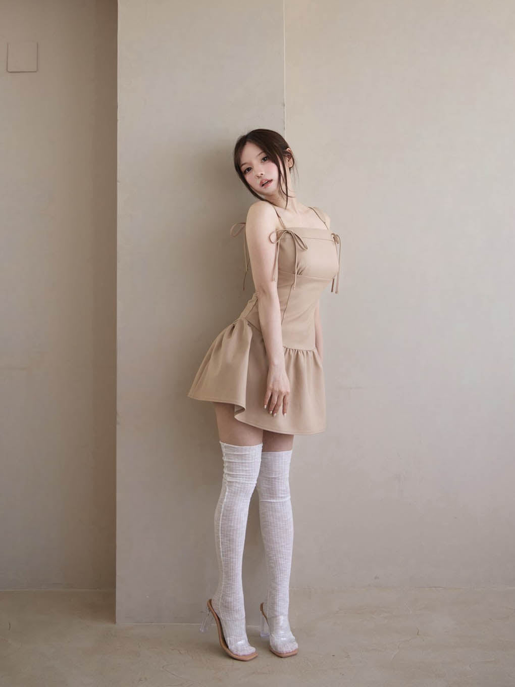 Elsie flare mini dress
