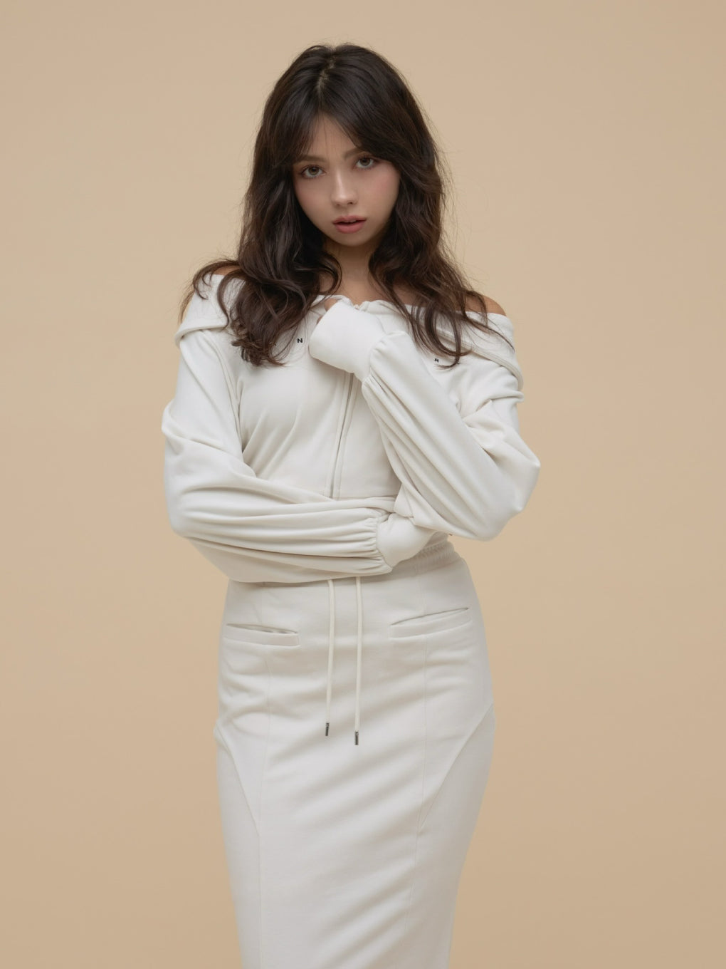 ANDMARY】Aletta offshoulder set up