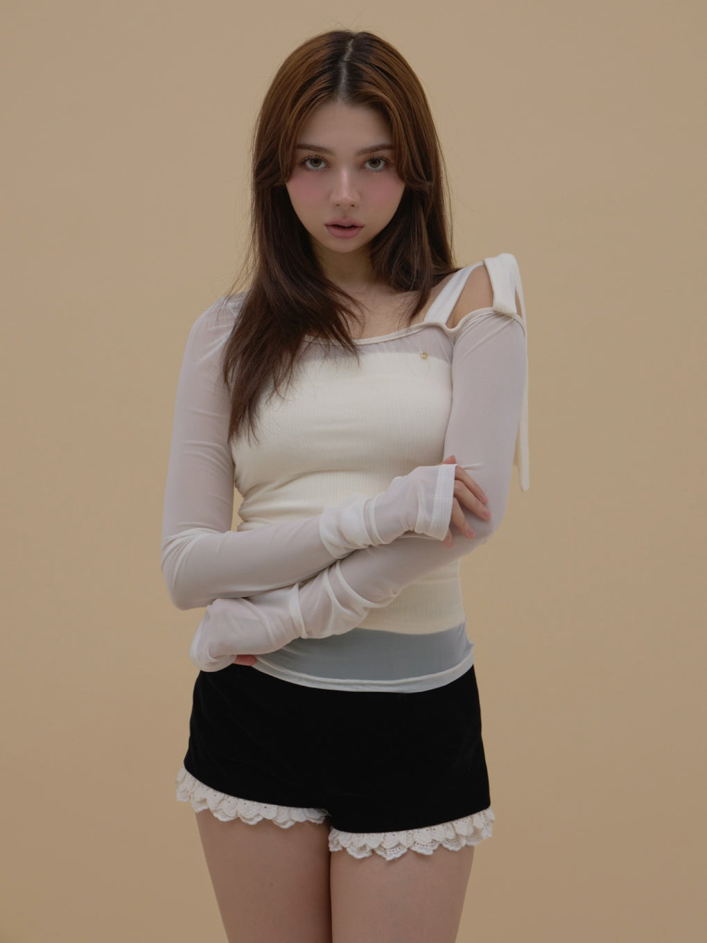 ANDMARY】Harper tulle set tops