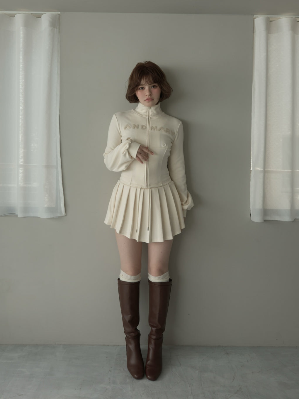 ANDMARY】Lace logo set up