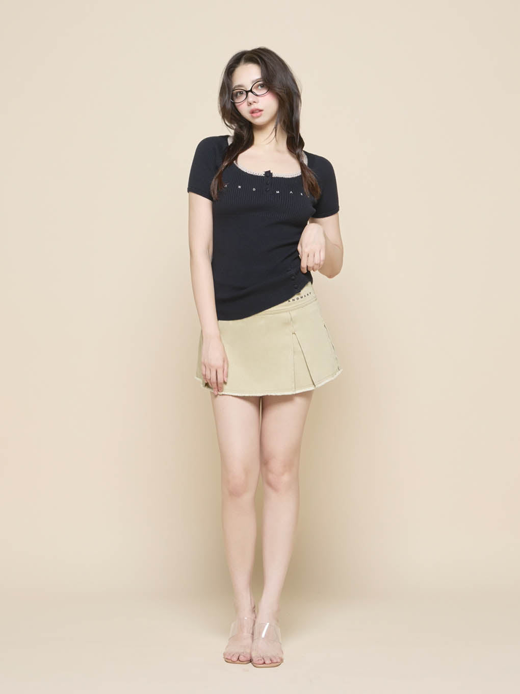 Lacey mary logo tops
