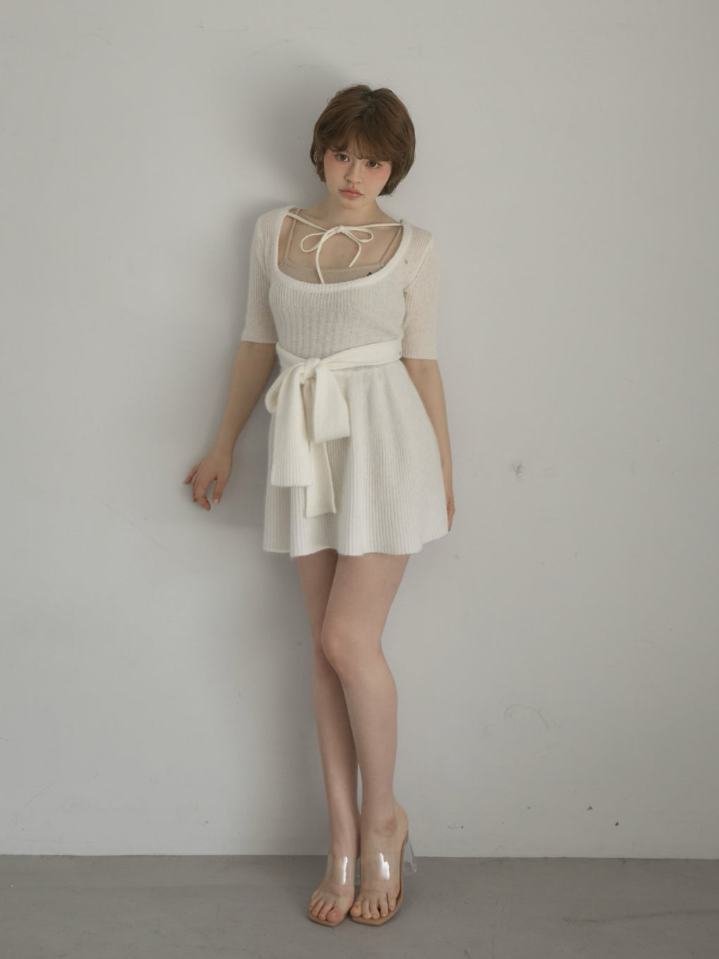 ANDMARY】Amber pants knit set up