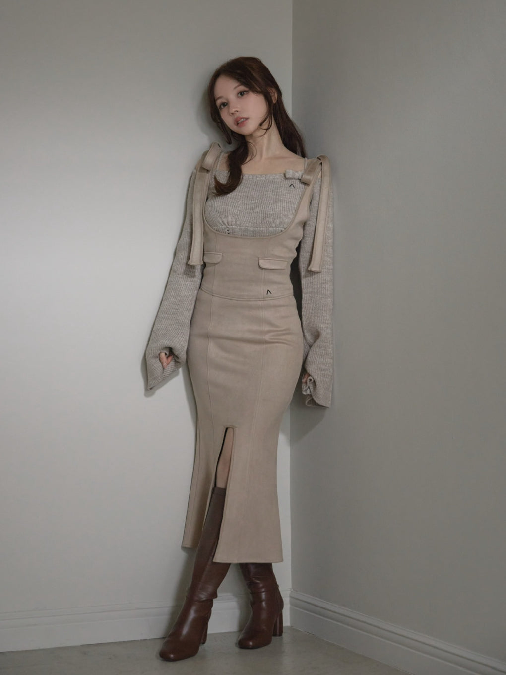 ANDMARY】Baby ribbon knit tops