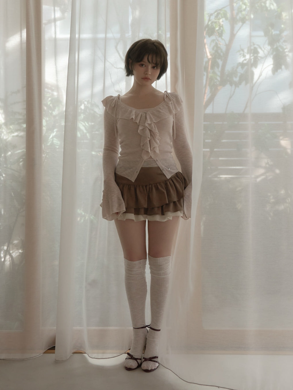 ANDMARY】Fiona ruffle tops