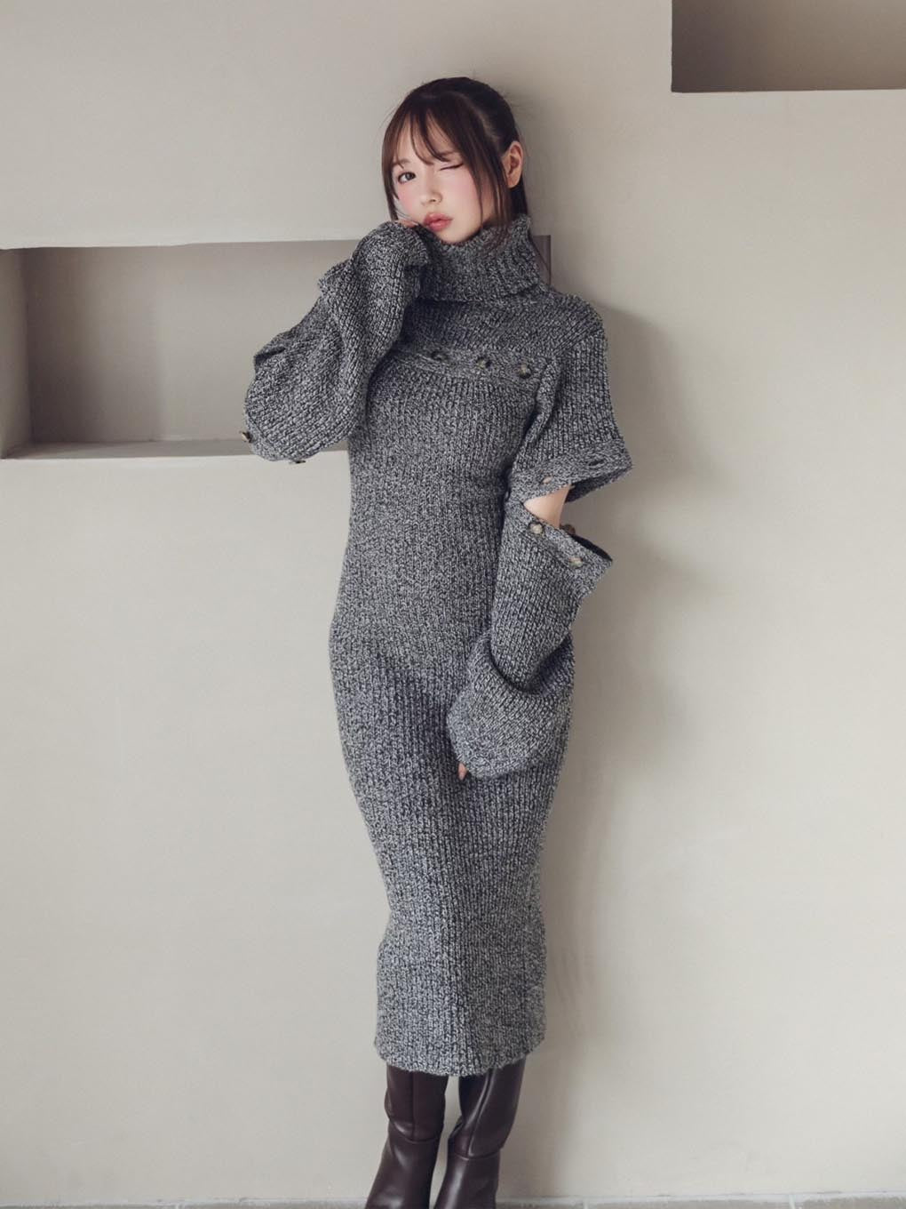 商品andmaandmary sienna knit long dress