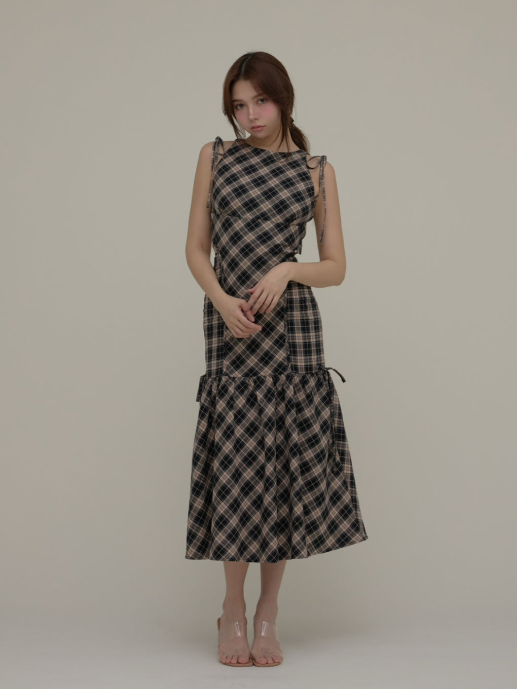 ANDMARY】Grenda ribbon long dress