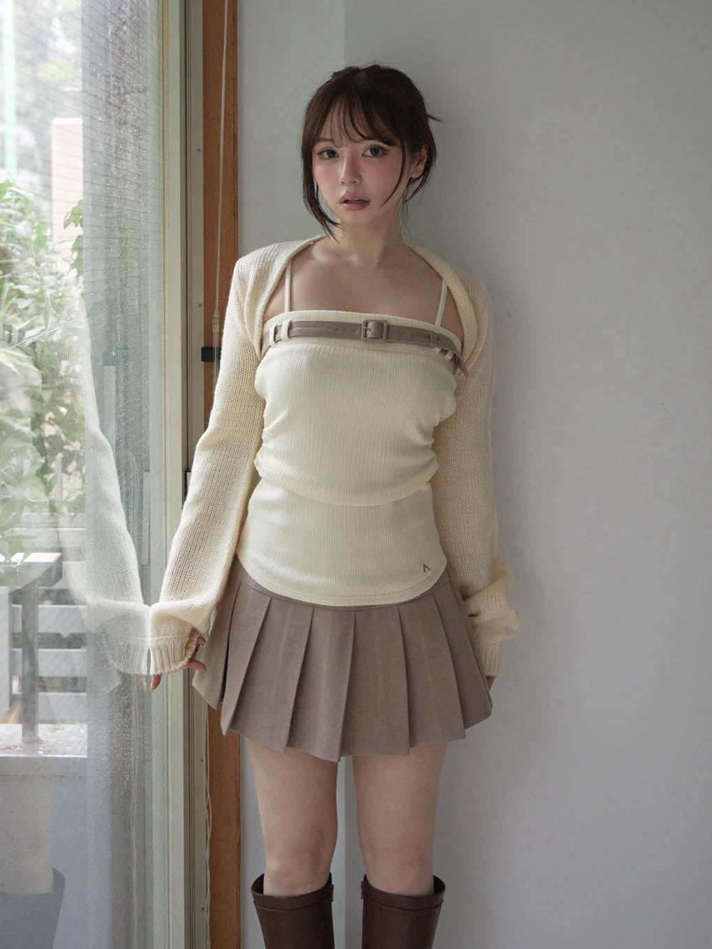 Heidi belt pleats set up