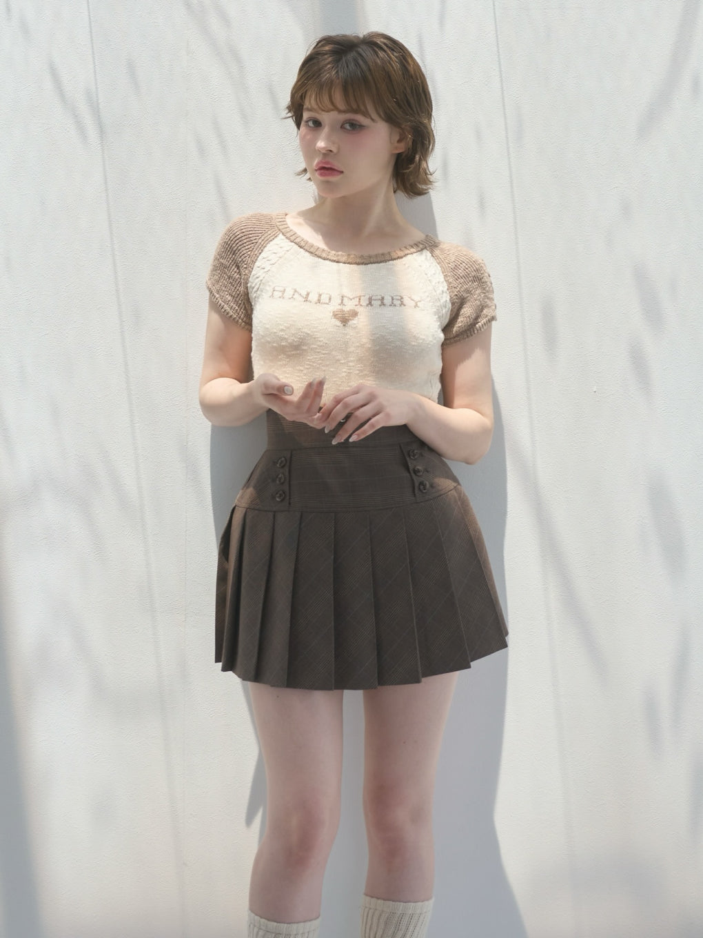Mary logo raglan tops