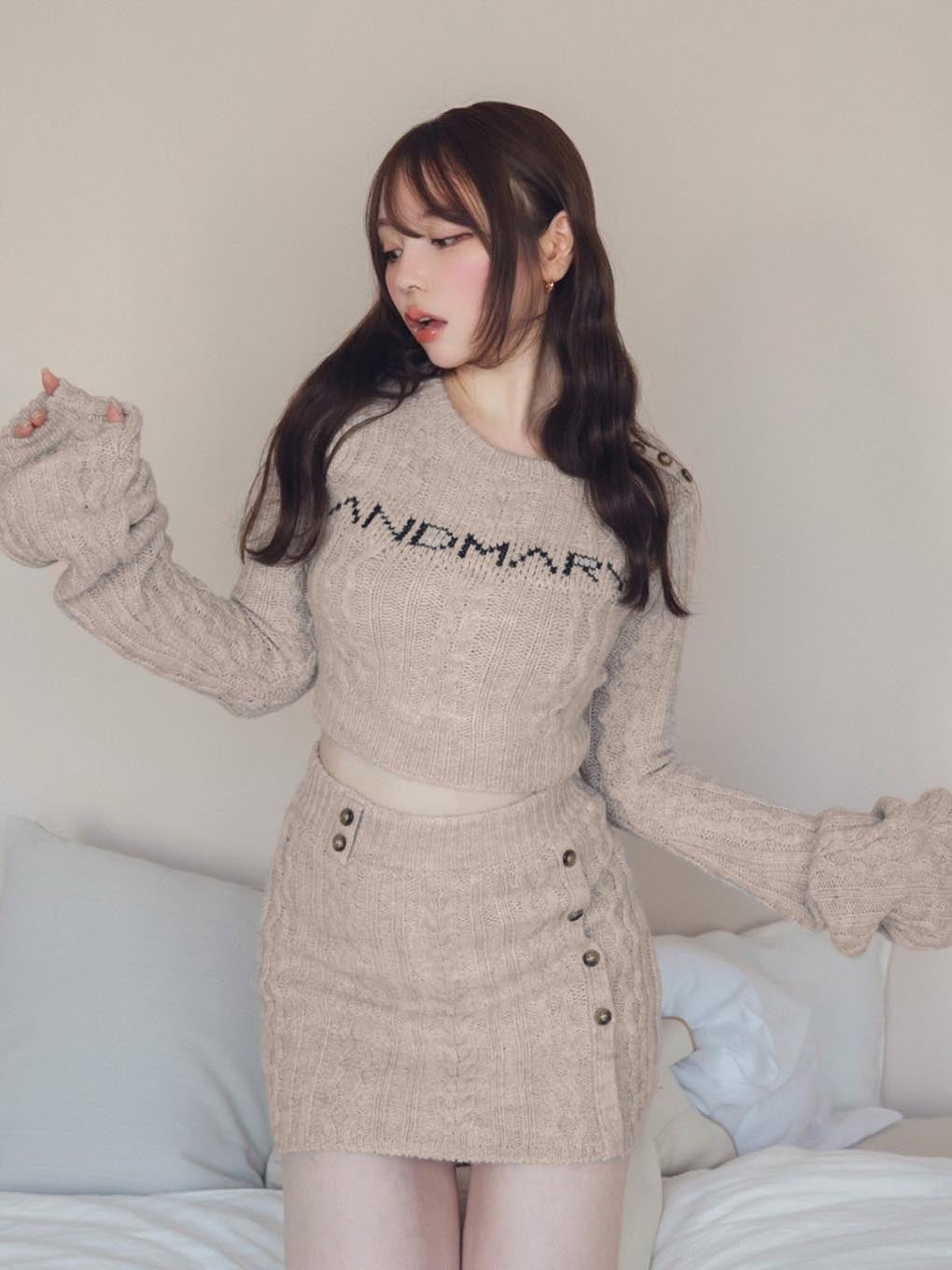 ANDMARY】Marie knit set up
