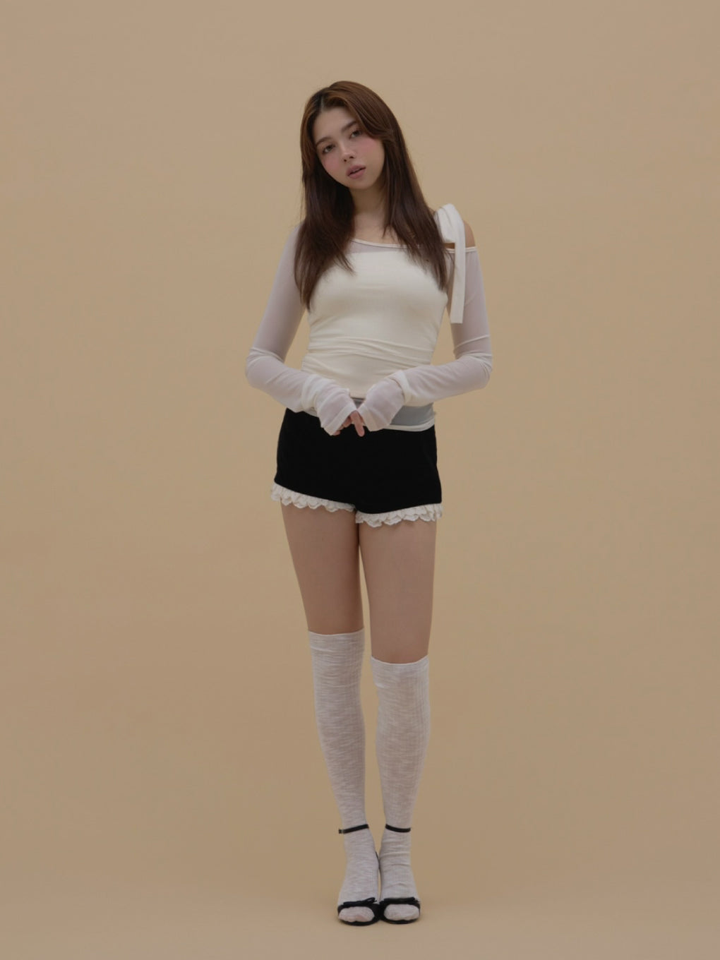 andmary Harper tulle set tops アンドマリー ANDMARY】Harper tulle set tops