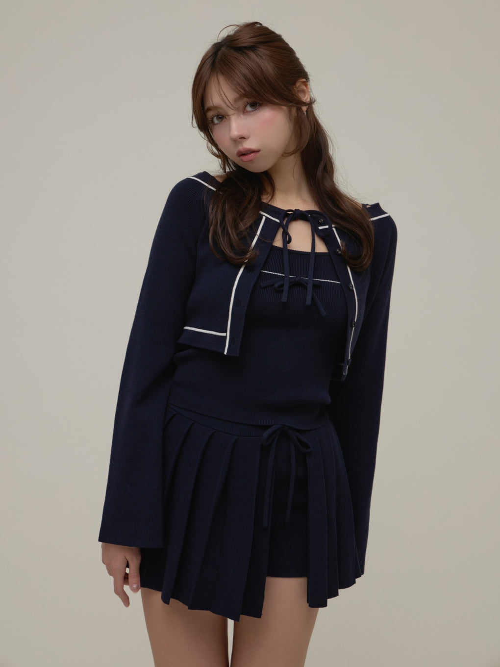 Jennie line knit set up