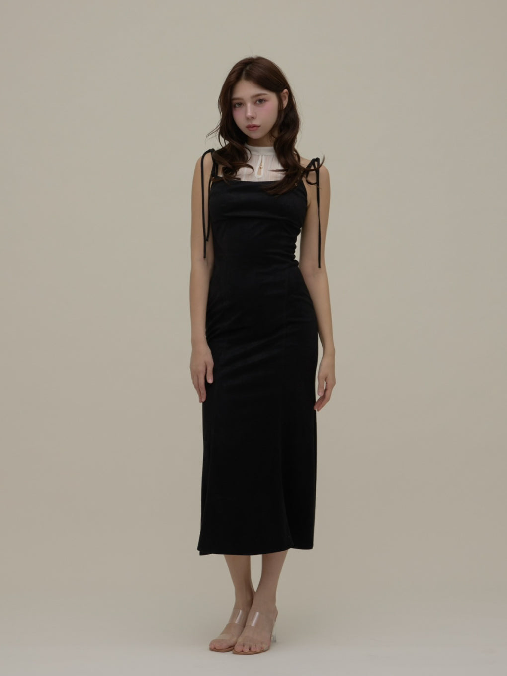 ANDMARY】Anju sheer long dress