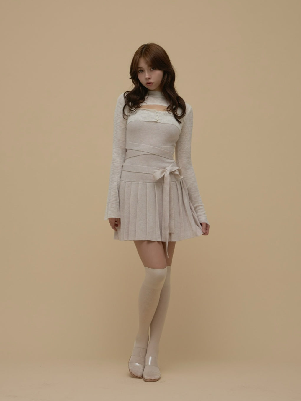 Mimi ribbon mini dress