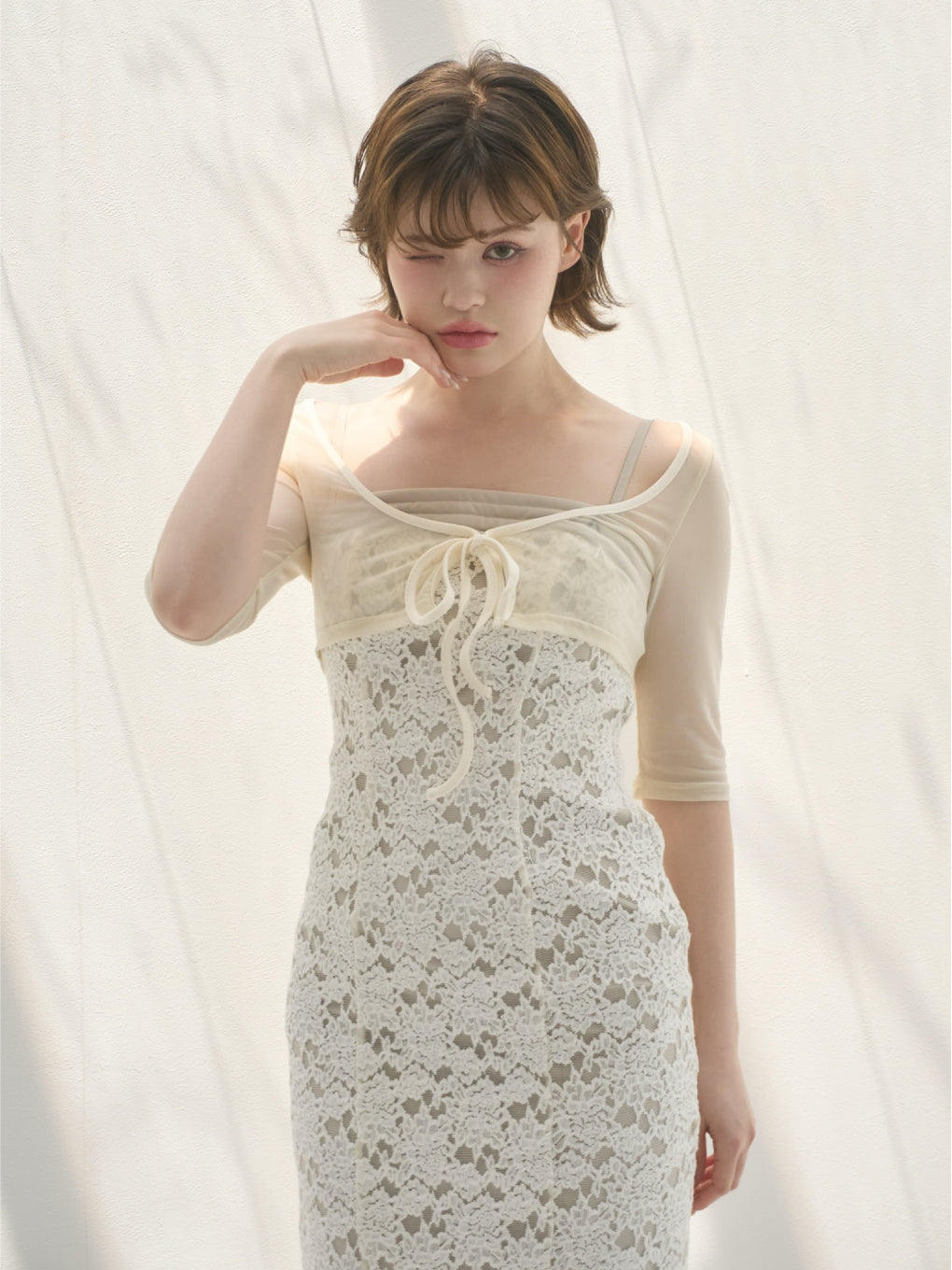 May lace long dress