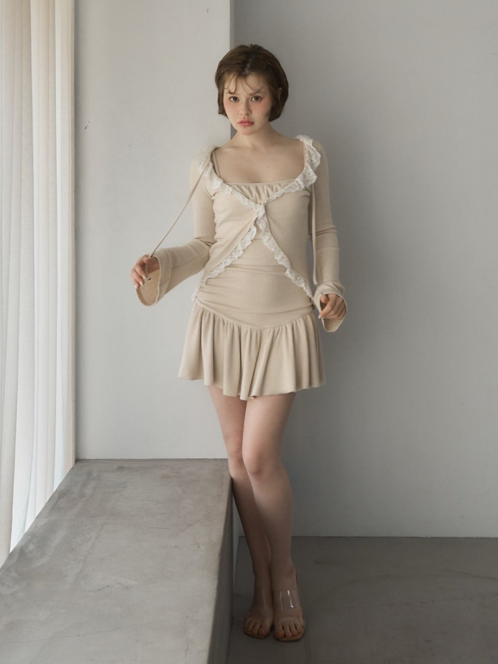 ANDMARY】Lilith gather set dress