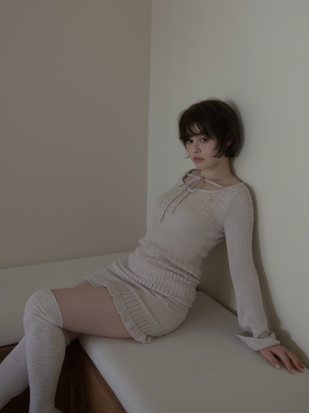 andmary ライクアフローラ トップス スカート セット ANDMARY】Flora set up