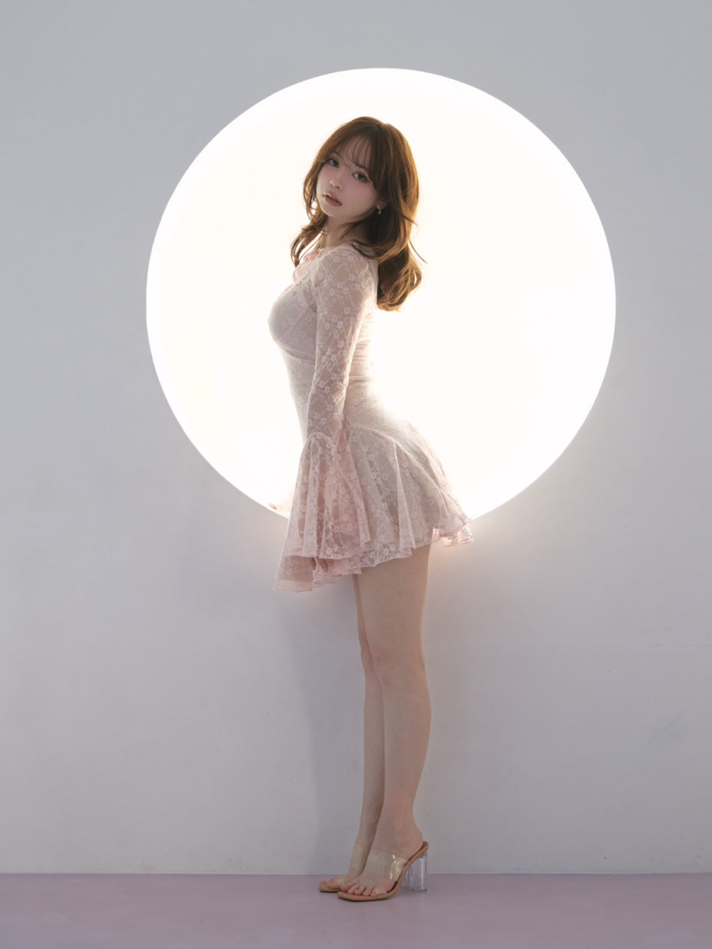 ANDMARY】Cereza lace mini dress