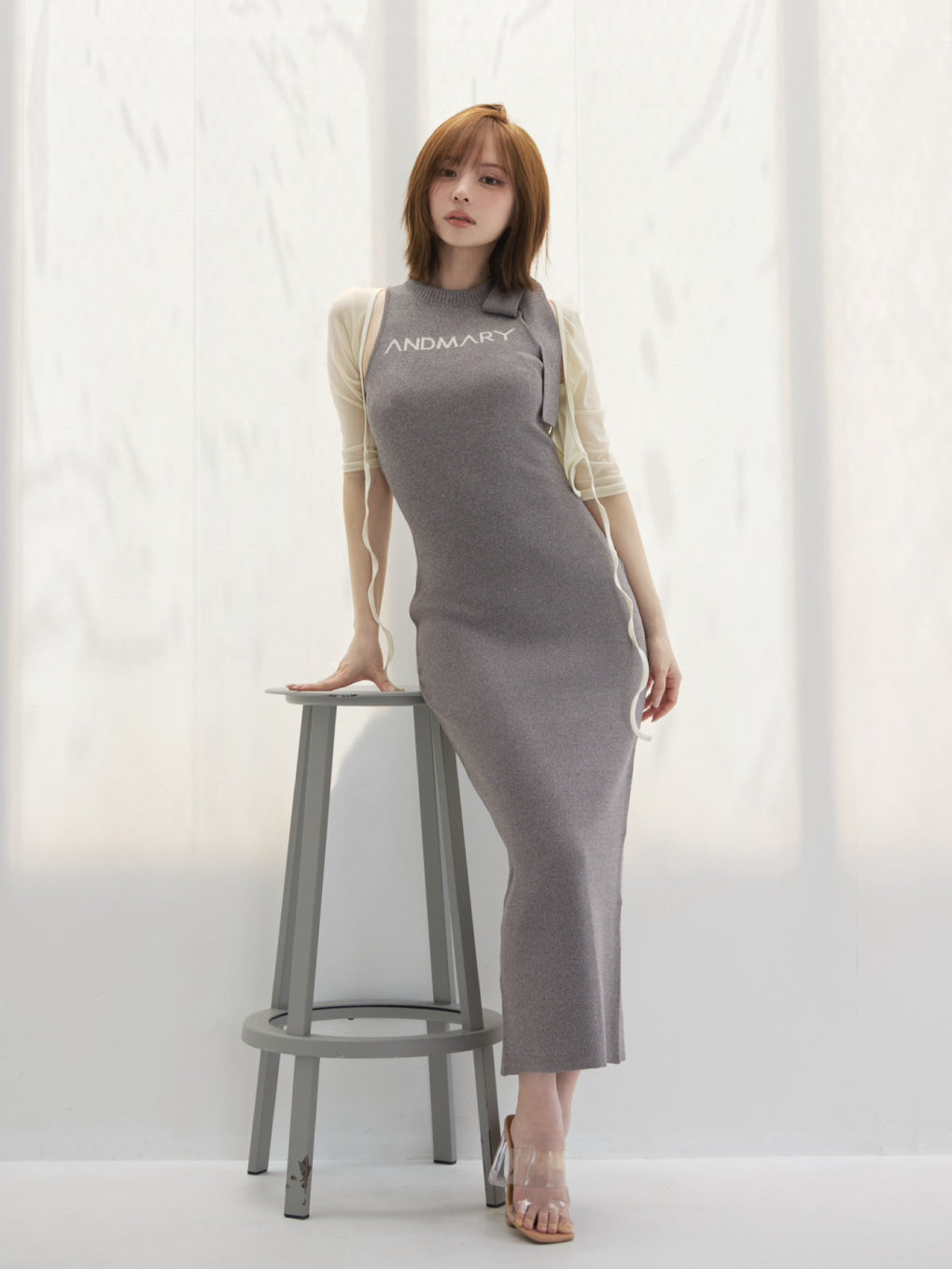 ANDMARY】Mary logo long dress