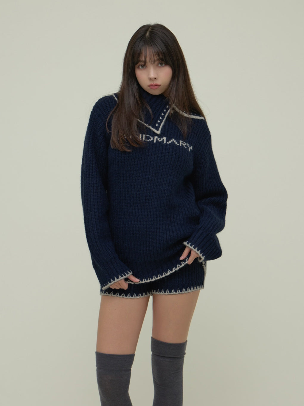 ANDMARY】Mary logo loose set up