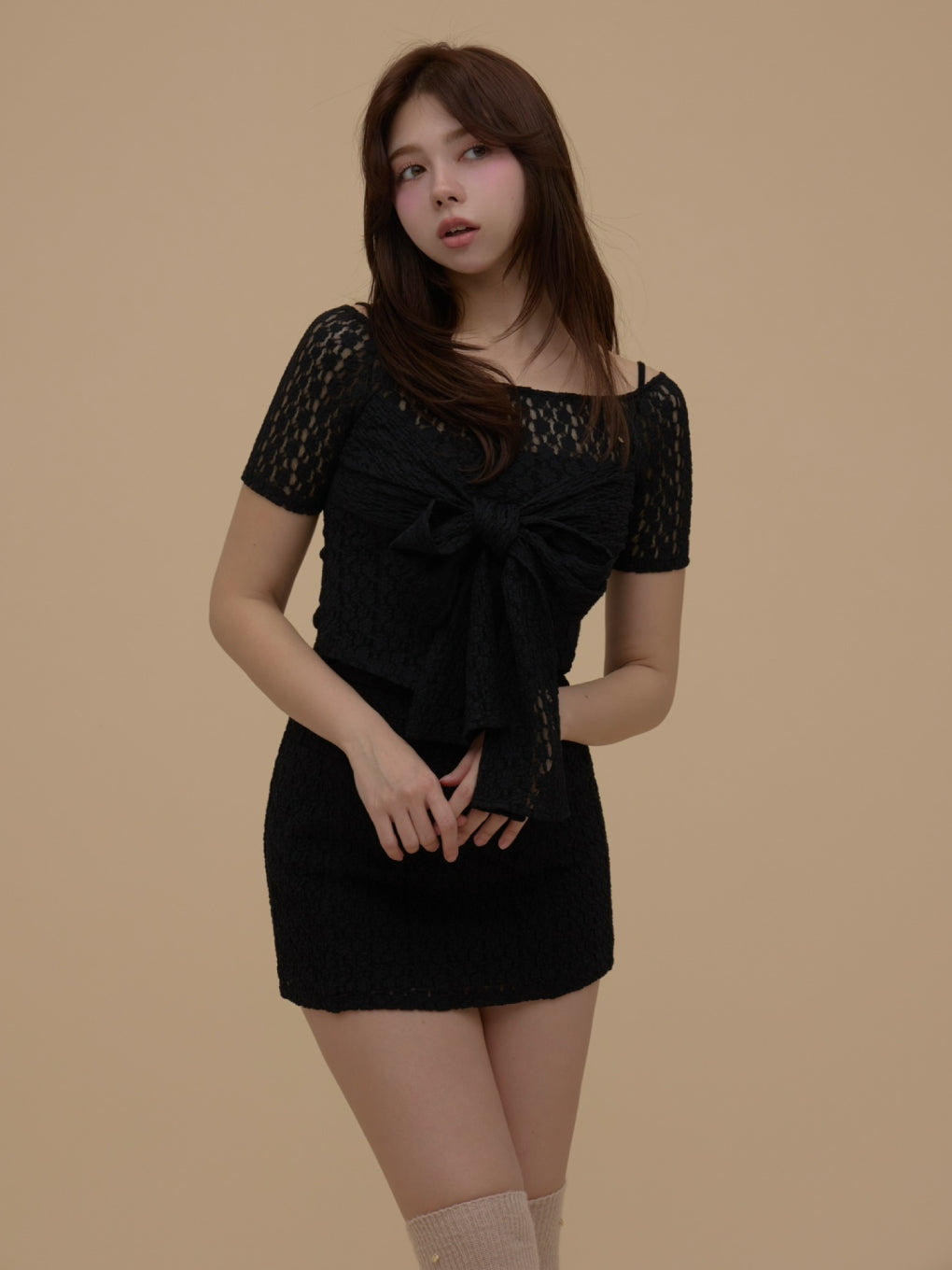 ANDMARY Raven gather set up ブラック ANDMARY】Raven gather set up