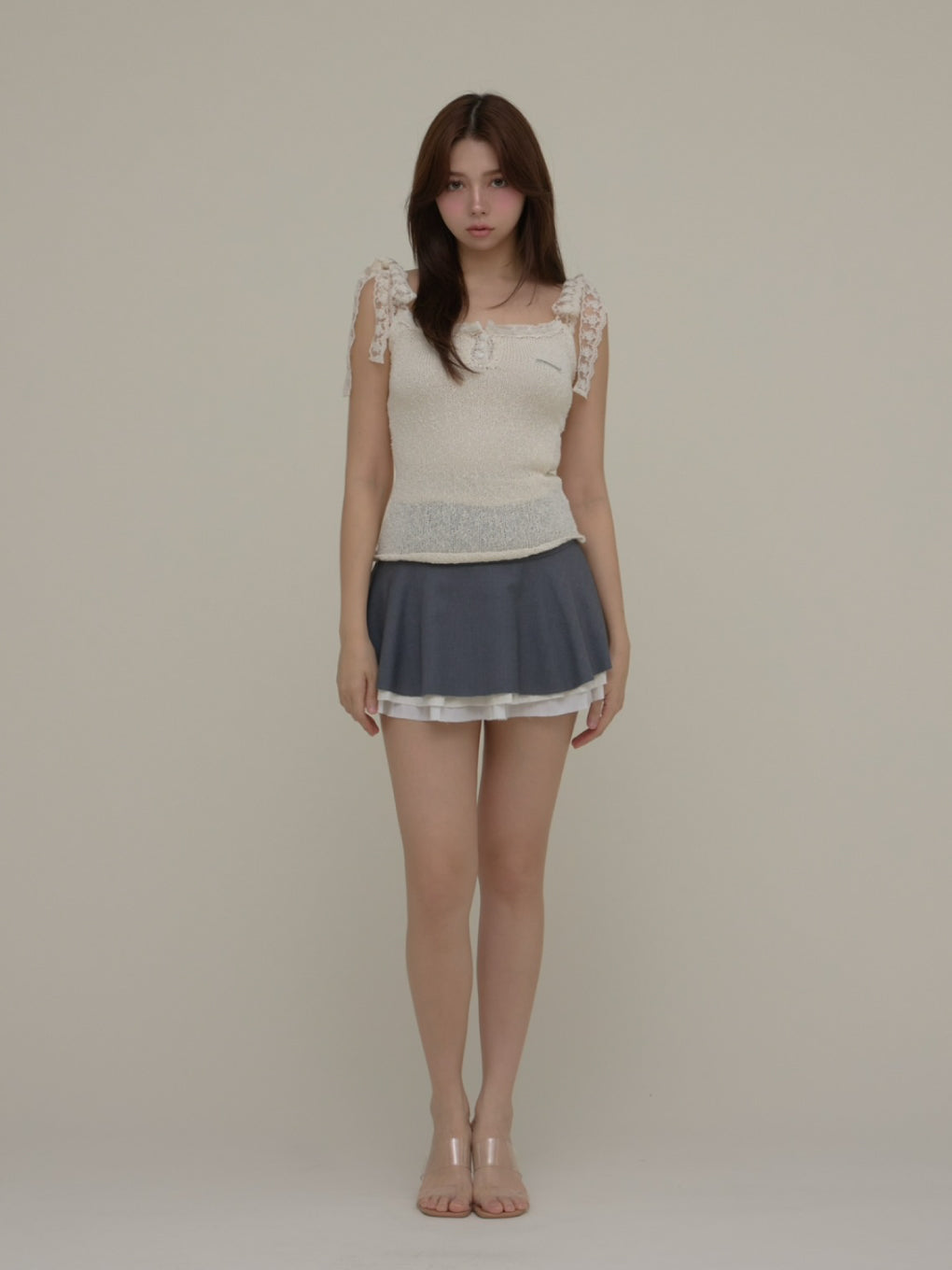 ANDMARY】Cotton ribbon tank