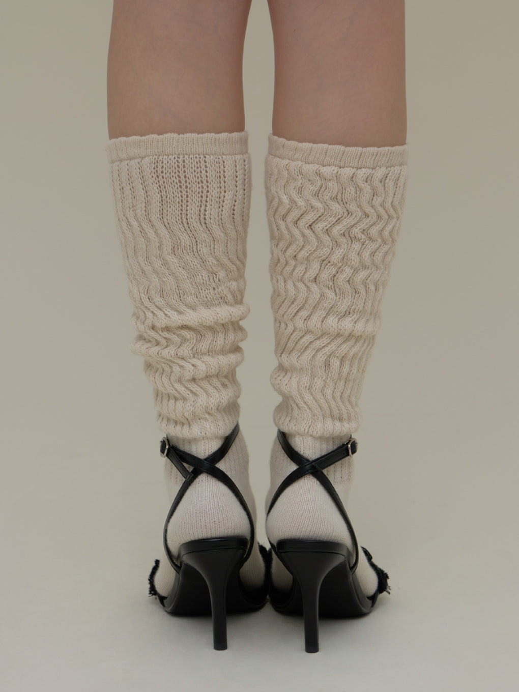 Natalie frill mule high