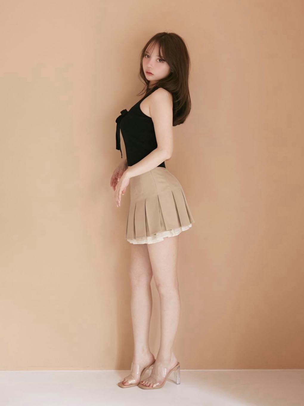 Fiola chiffon mini skirt