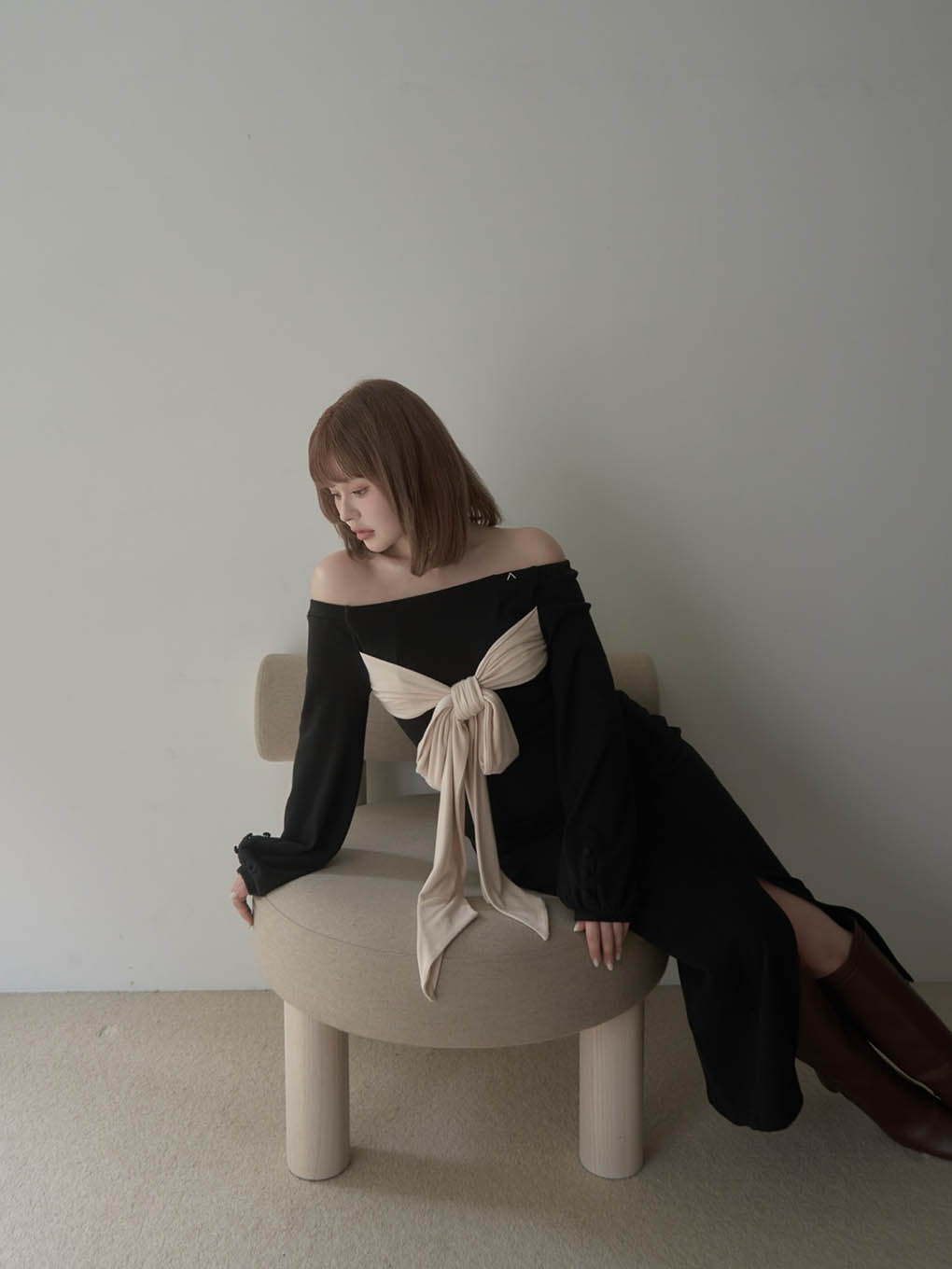 Ella ribbon dress