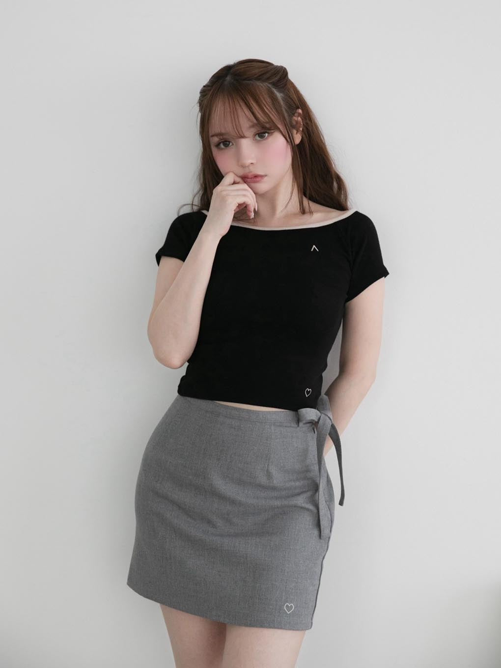 Heart point skirt