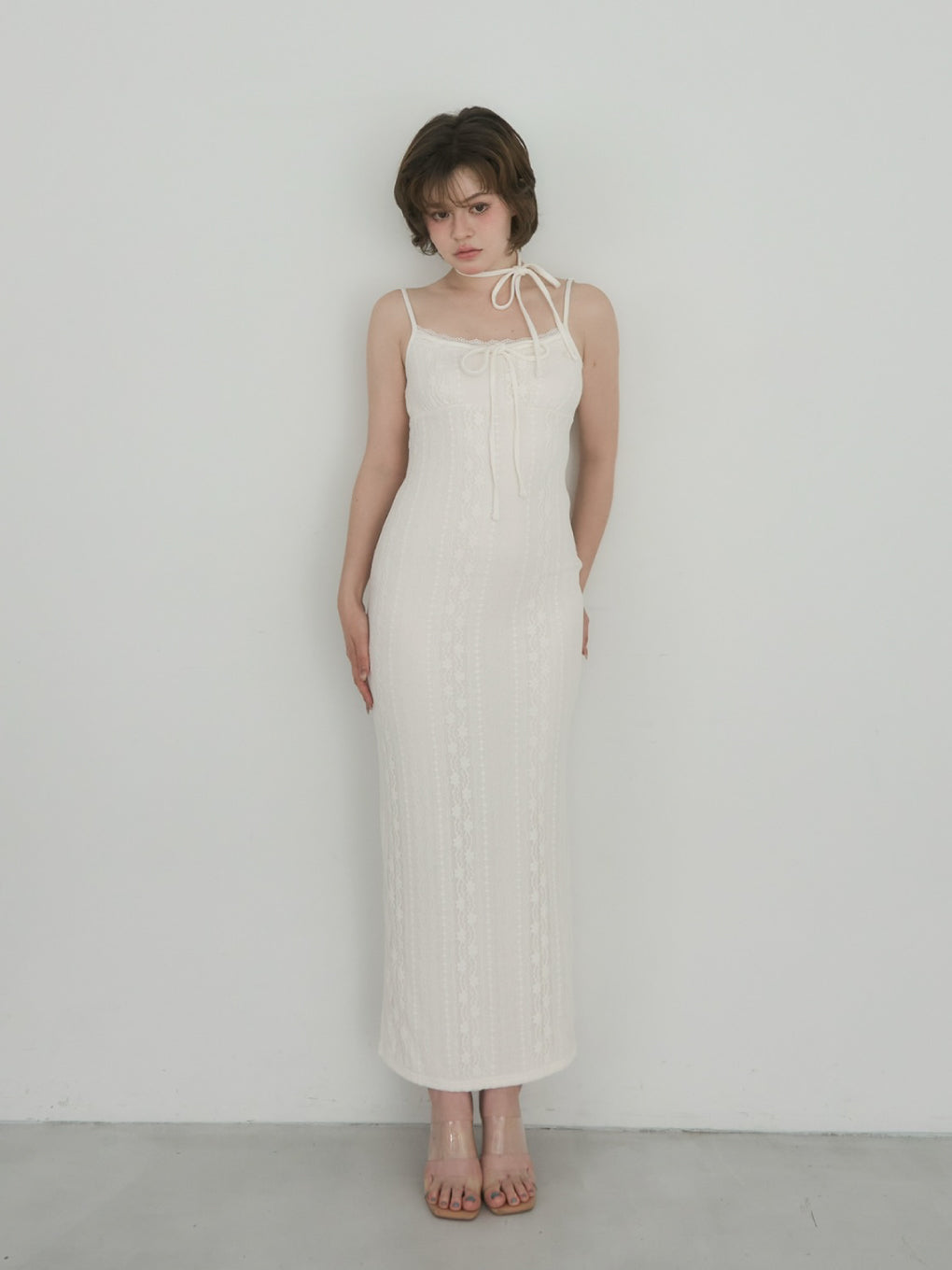Aria flower set long dress