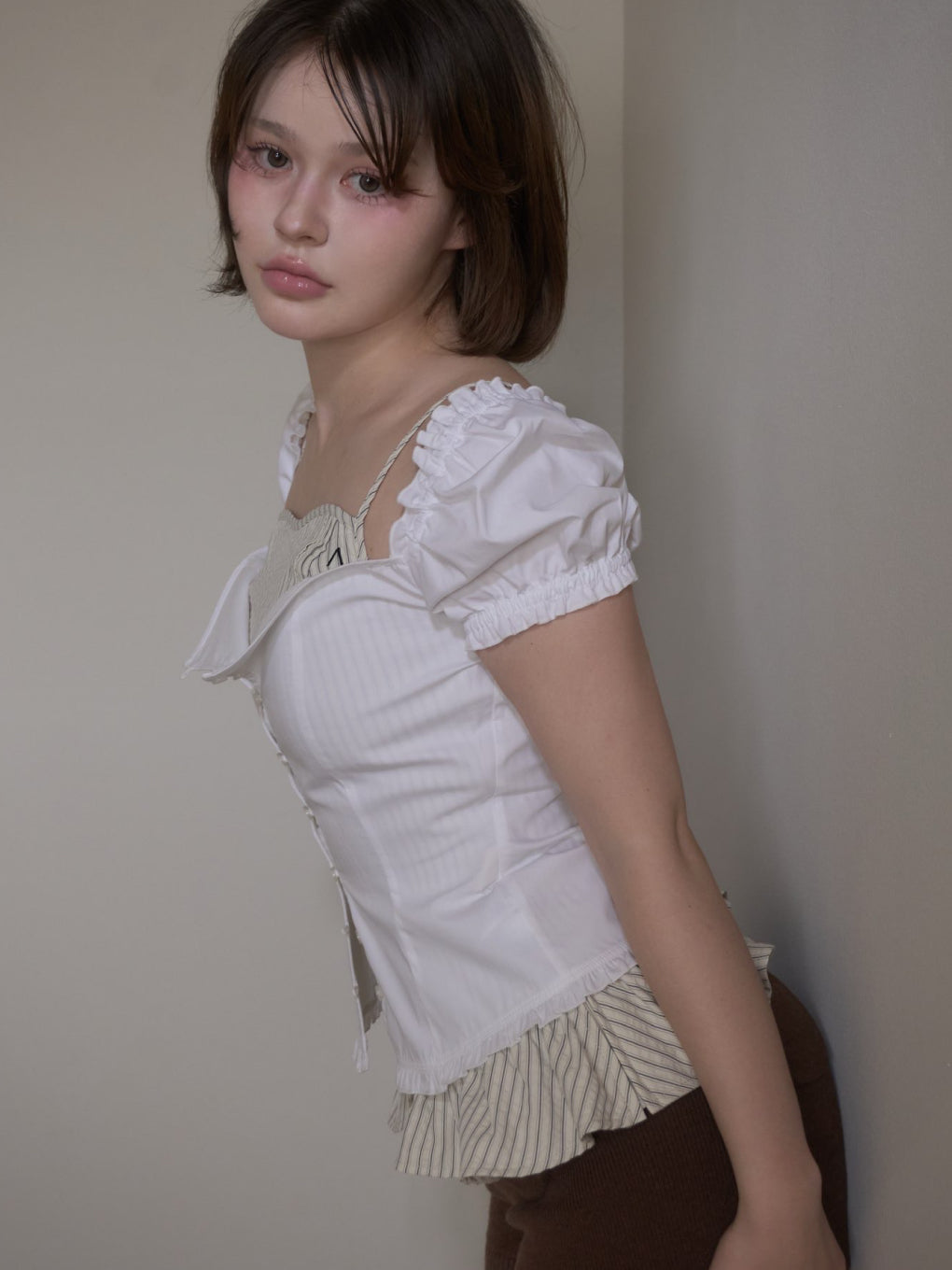 Elsie frill set tops