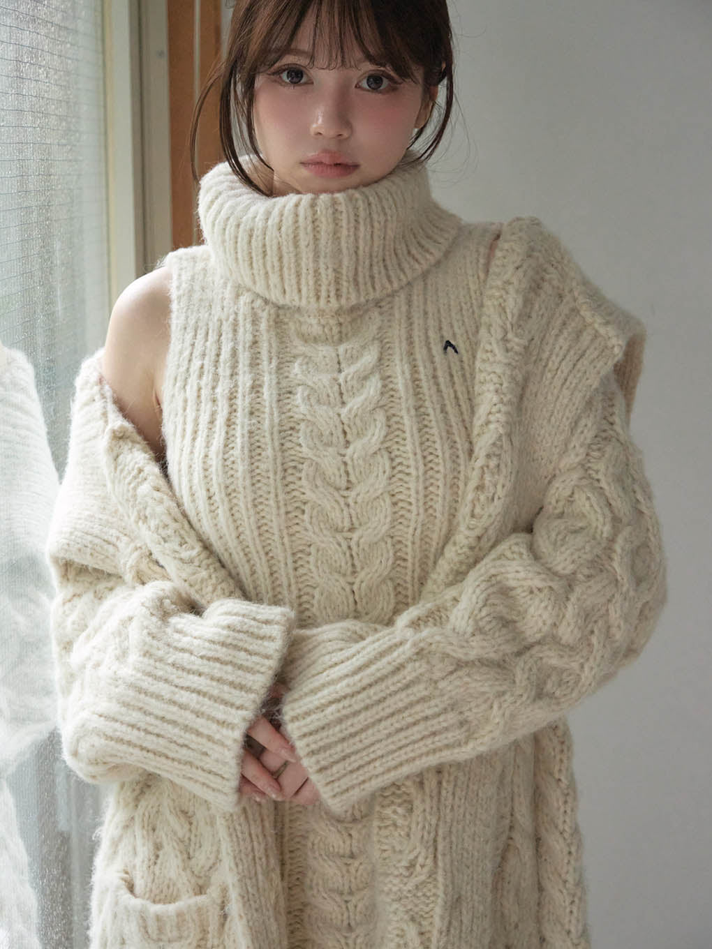 Jose knit cardigan set dress