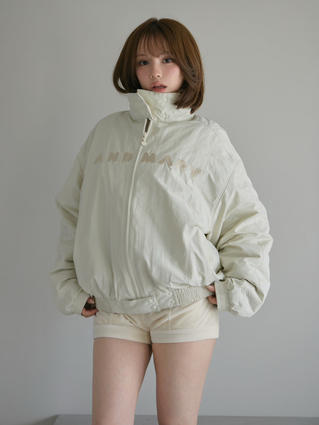 Mary logo bomber jacket