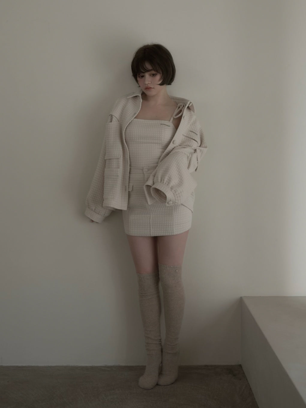 ANDMARY】Ivy loose jacket set