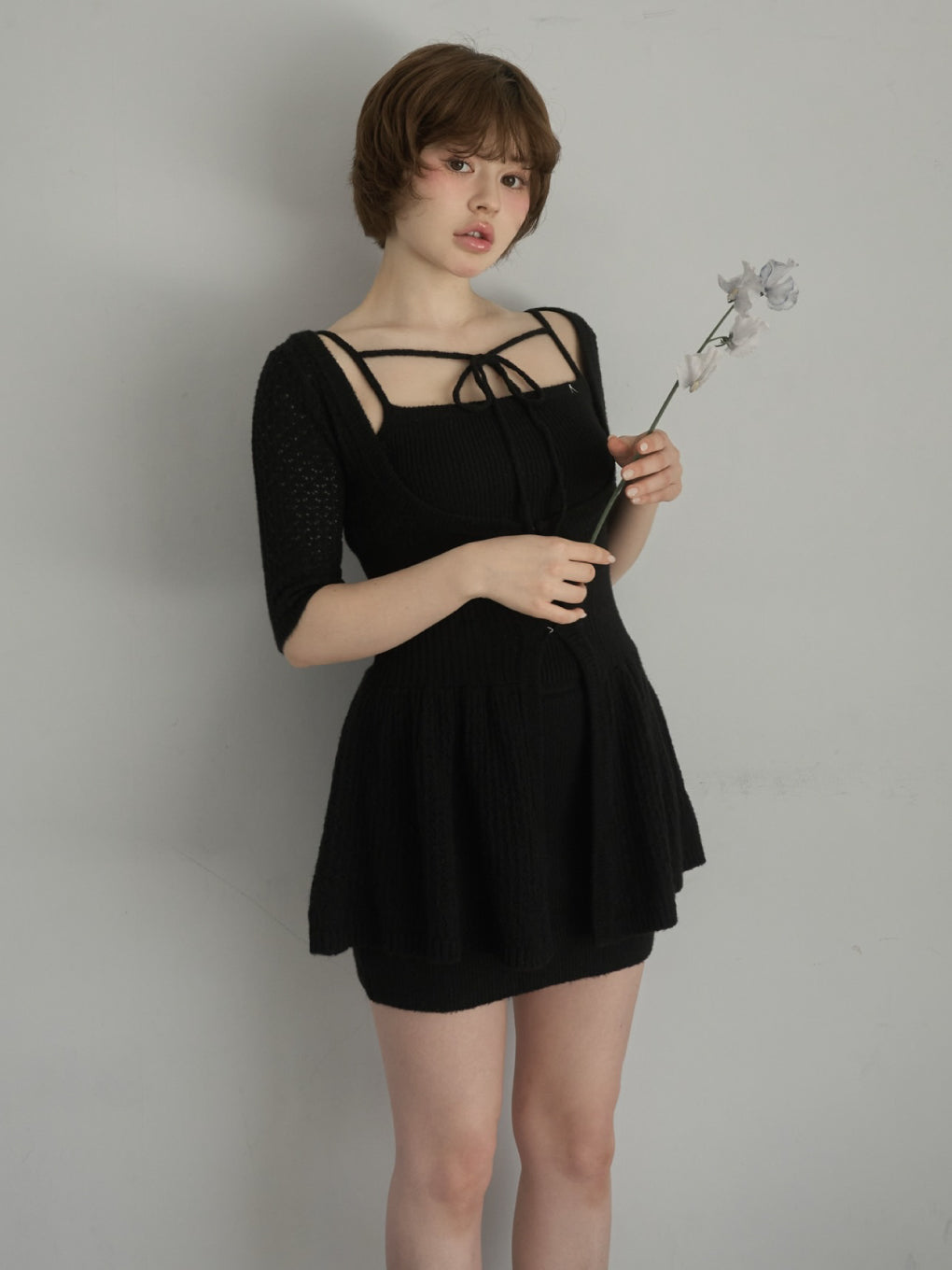 ANDMARY】Liz crochet cardigan set up