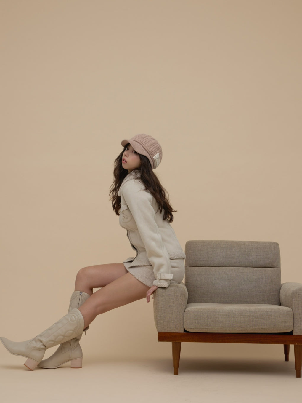 ANDMARY】Gigi mouton jacket