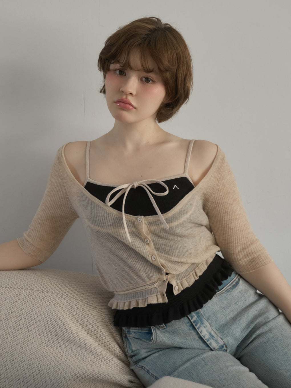 Cameron knit set tops