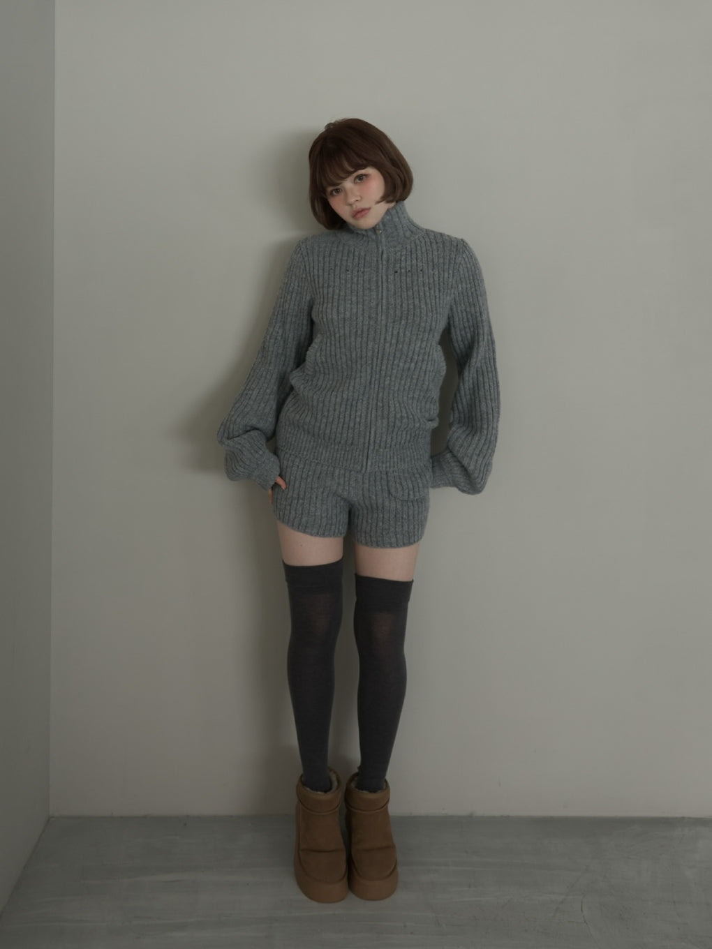 Mary logo knit set up