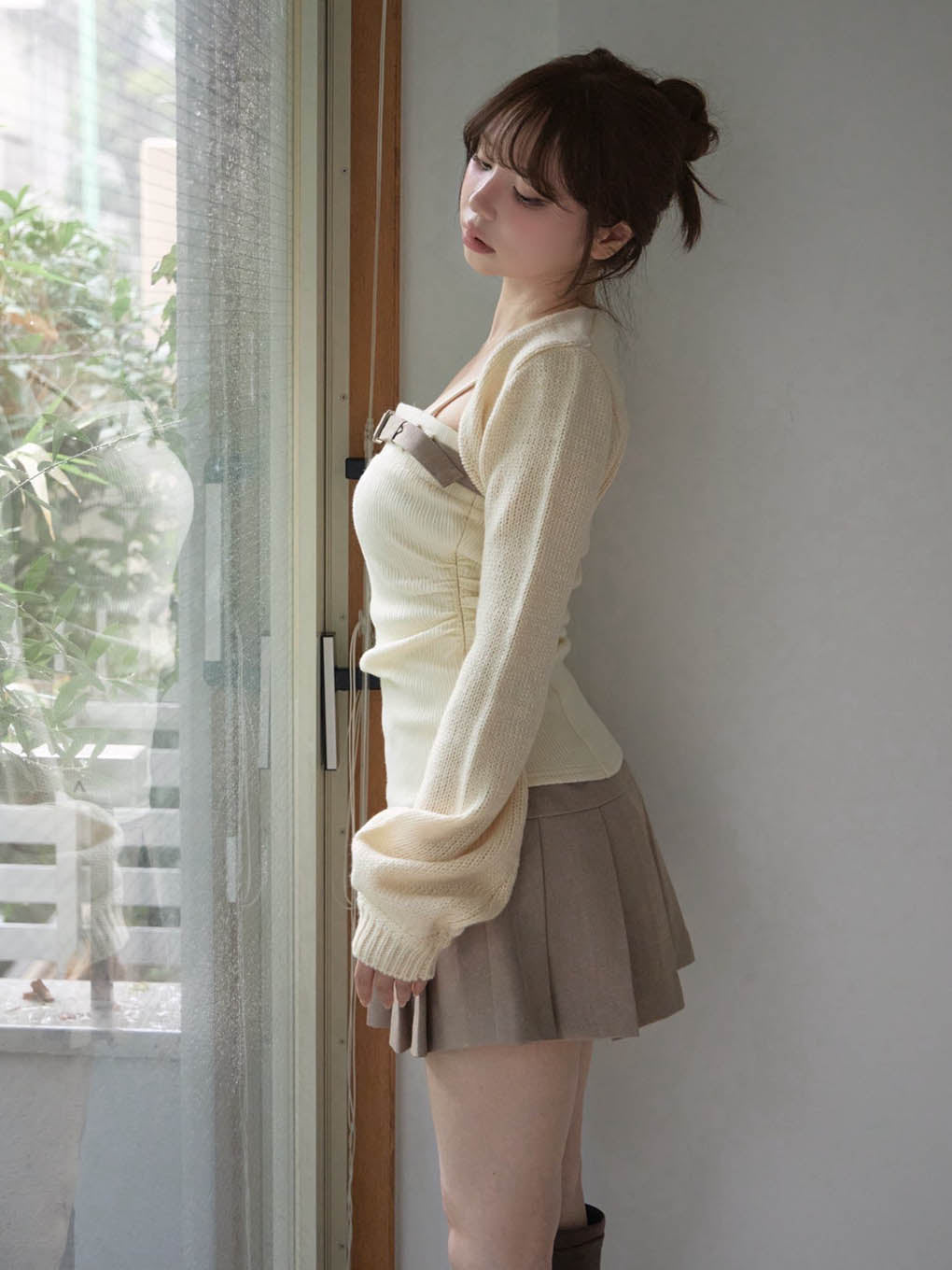 Heidi belt pleats set up