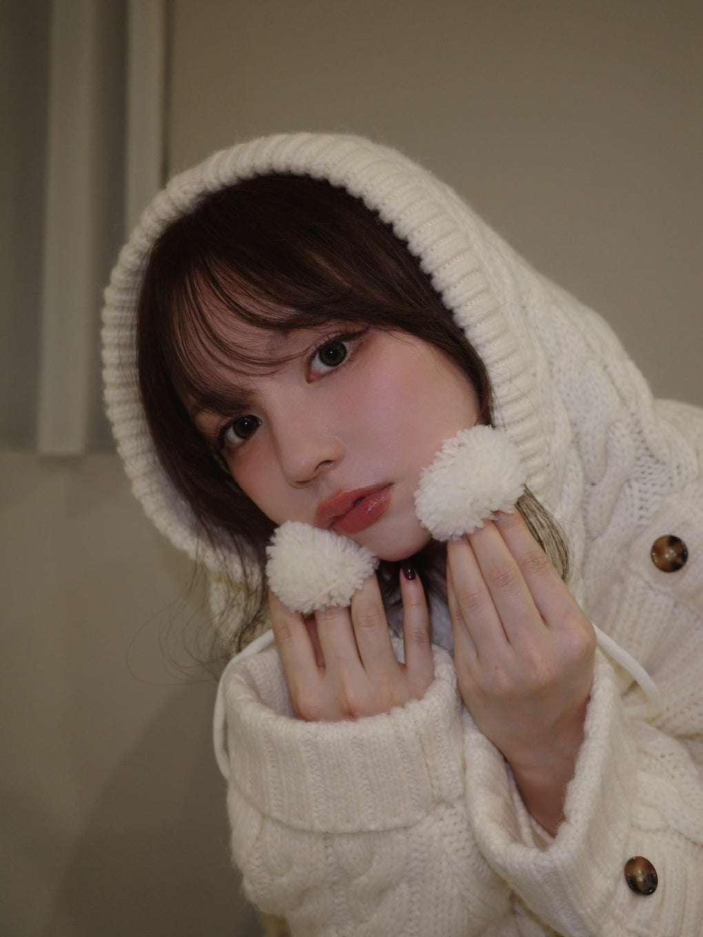 ANDMARY】Yara cable knit set up