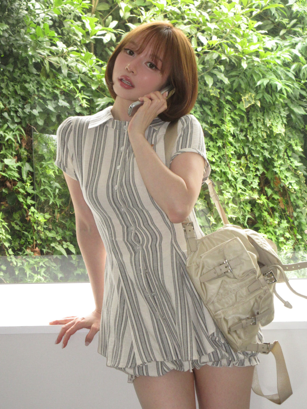 Dorothy flare blouse set up