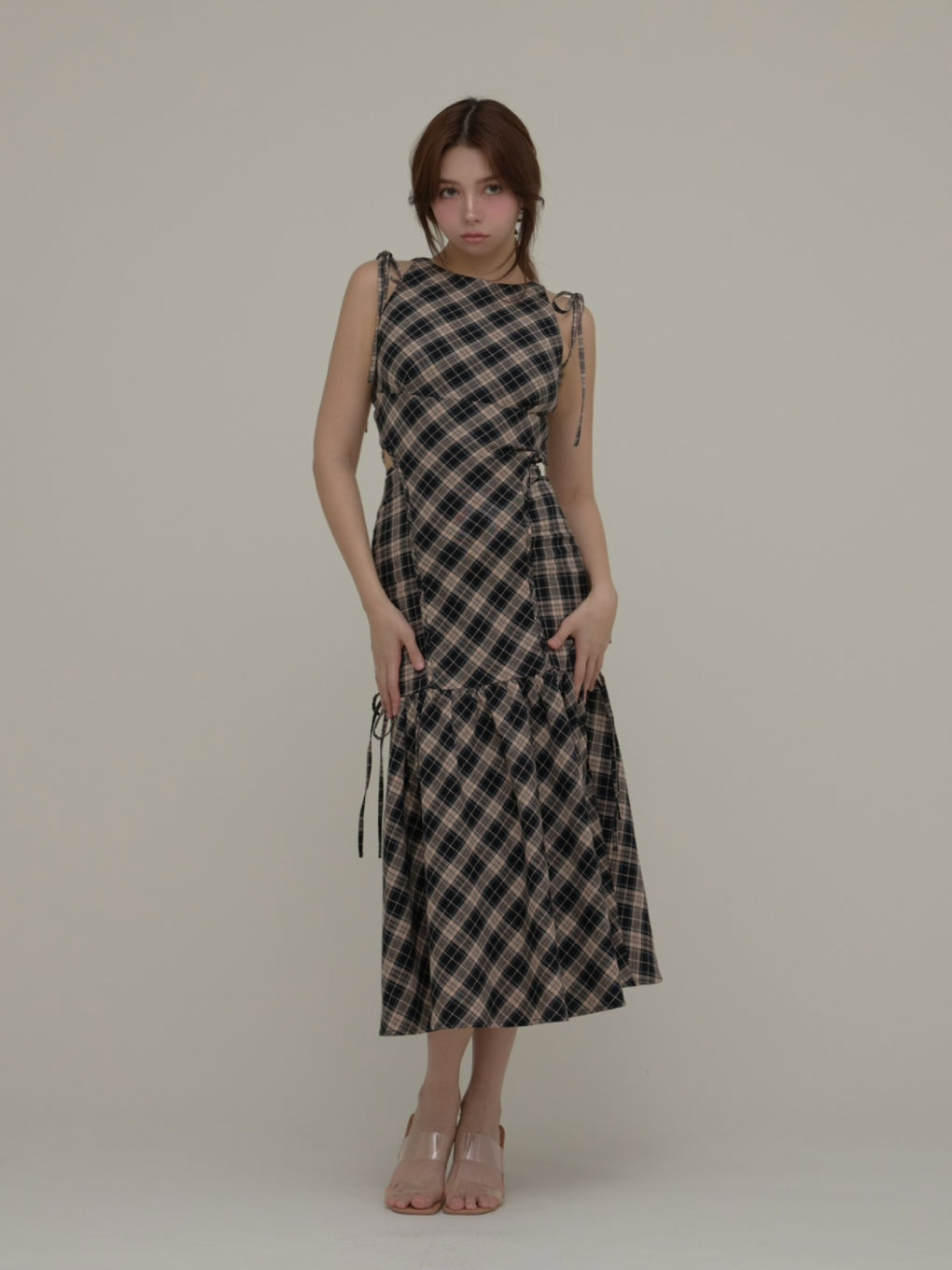 ANDMARY】Grenda ribbon long dress