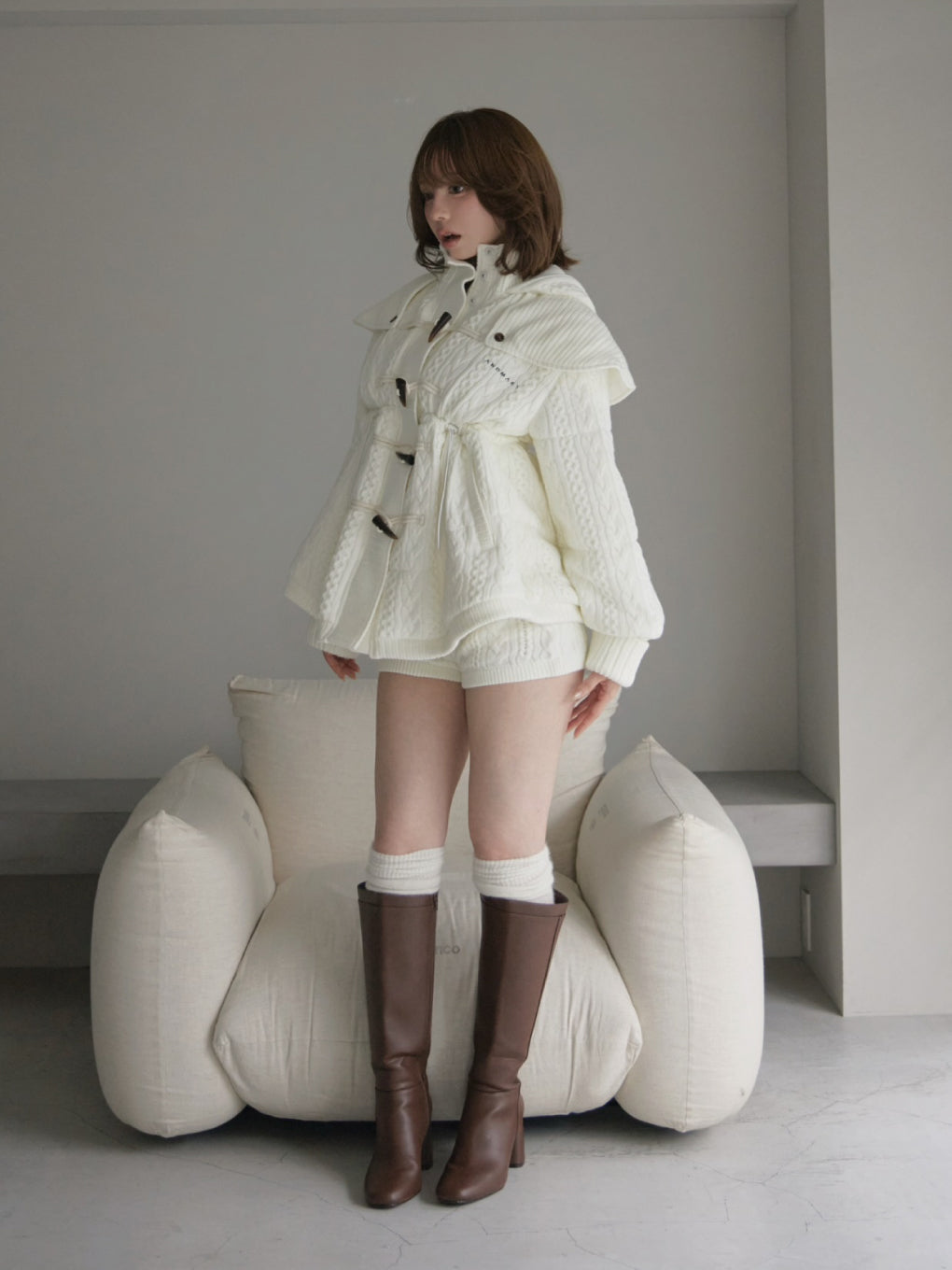 Mary quilting knit jacket