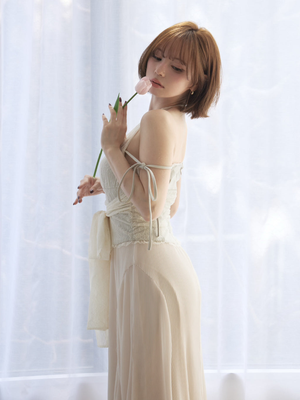 ANDMARY】Paula lacey long dress
