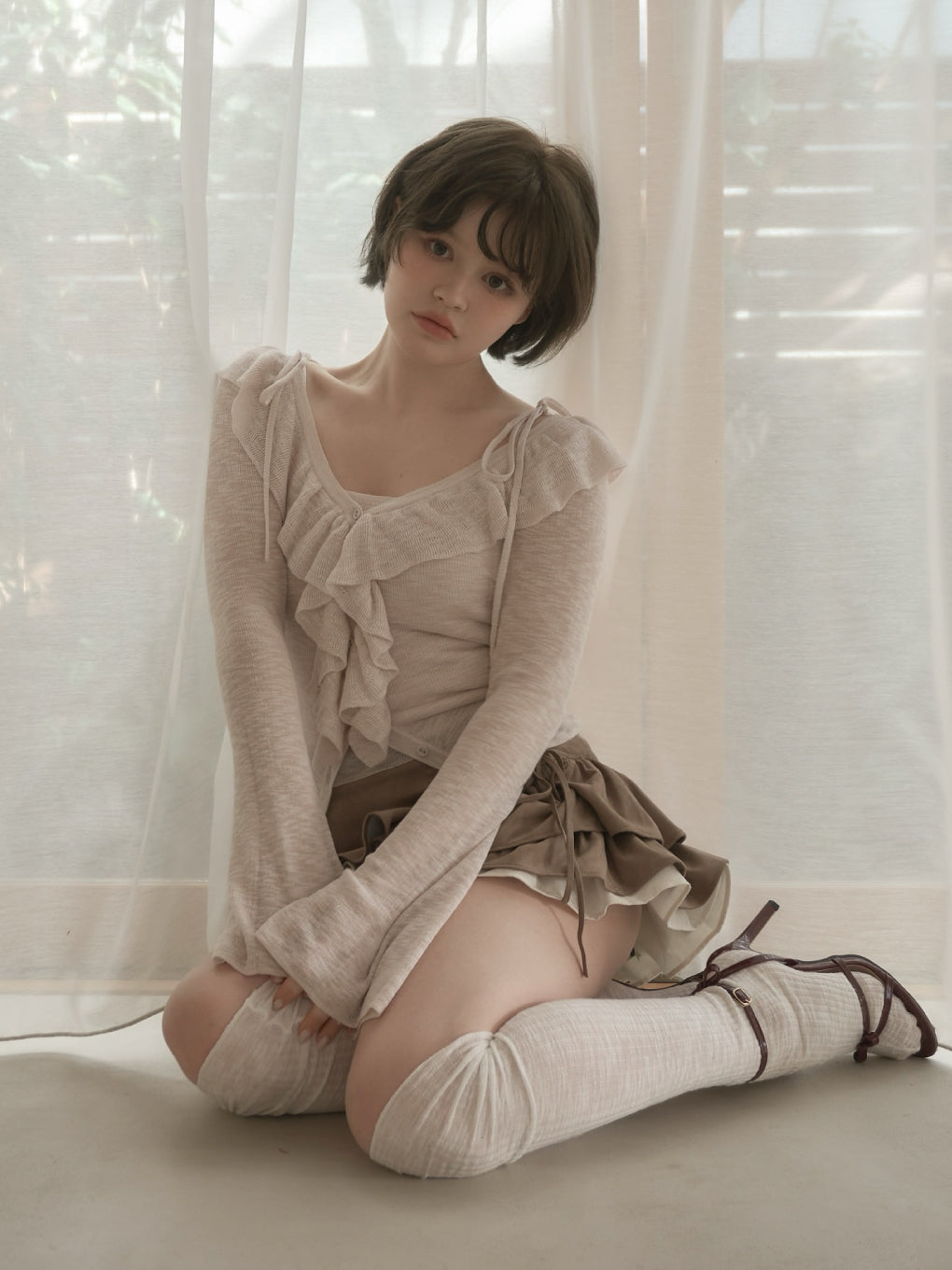 ANDMARY】Fiona ruffle tops