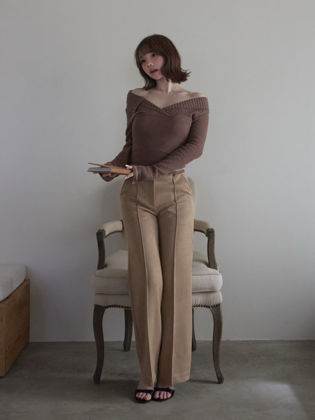 Leni cachecoeur knit tops