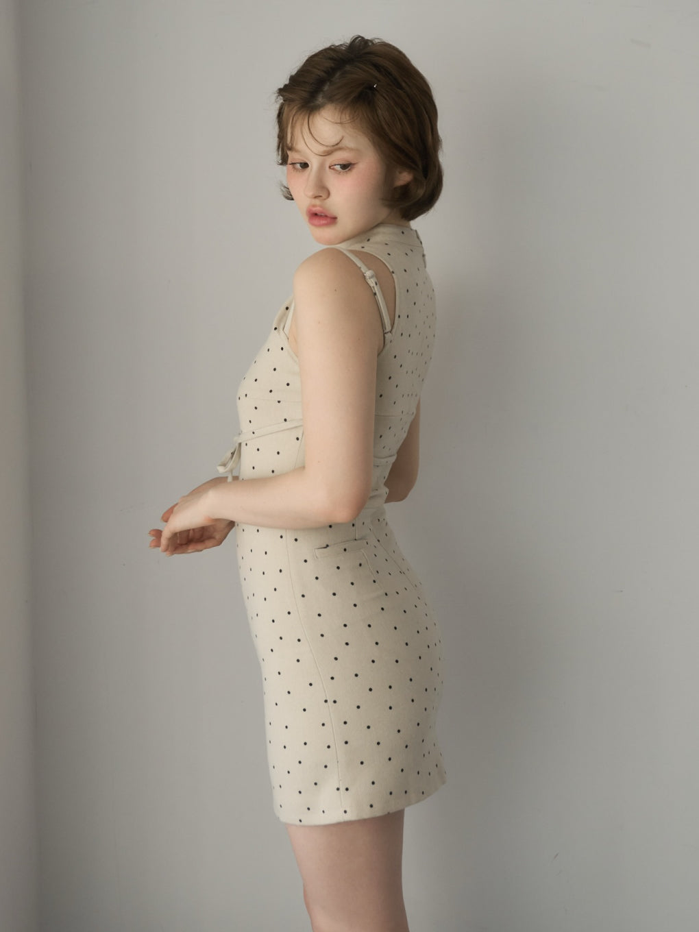 ANDMARY】Aria dot mini dress