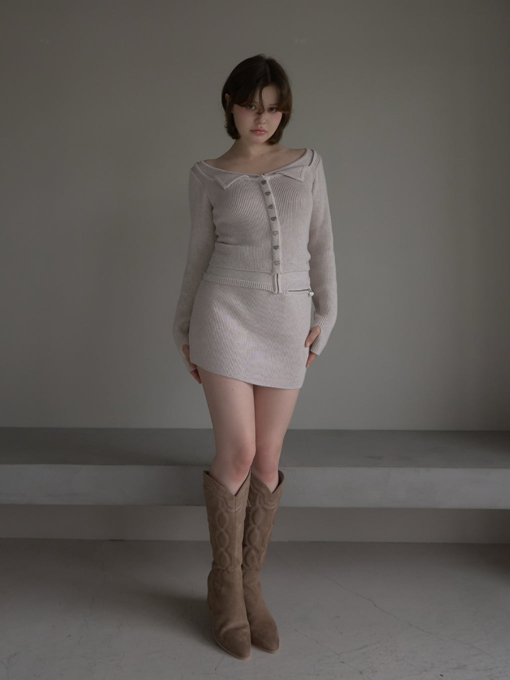 Heart button layered set up