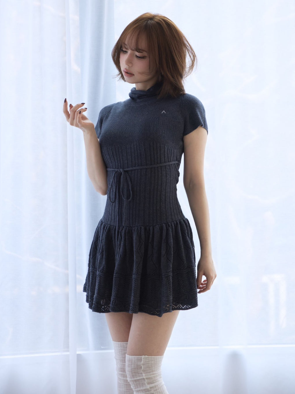 ANDMARY】Aletta frill mini dress